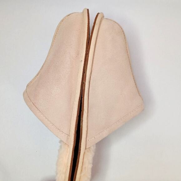 UGGplush Scuff Slippers Women’s Size 11 Pink Suede Slip-On - Picture 6 of 10